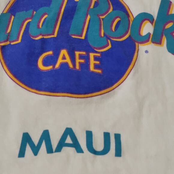 Vintage 90s Hard-Rock Hawaii Maui Tank-Top Medium 19x25 USA - Picture 14 of 14